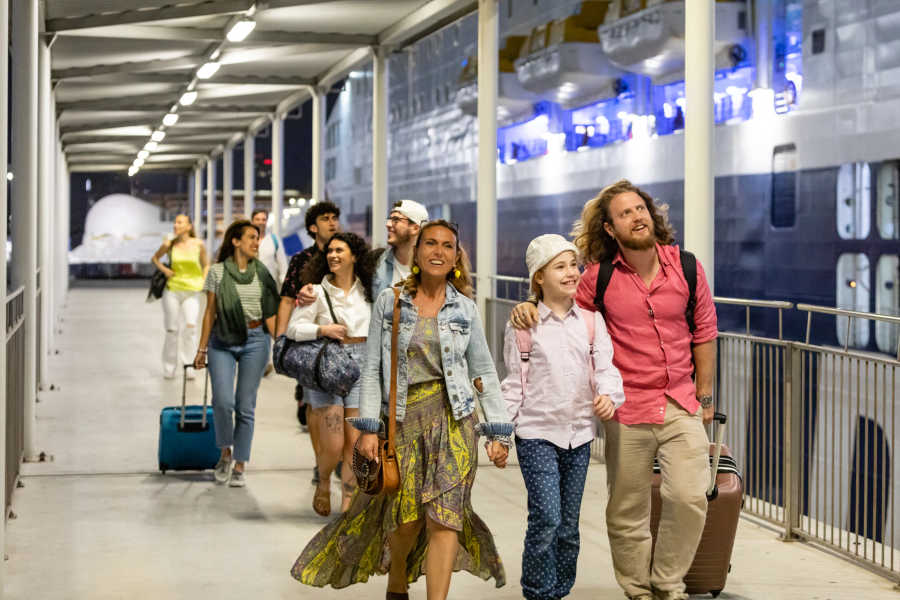 Check-in y embarque de pasajeros